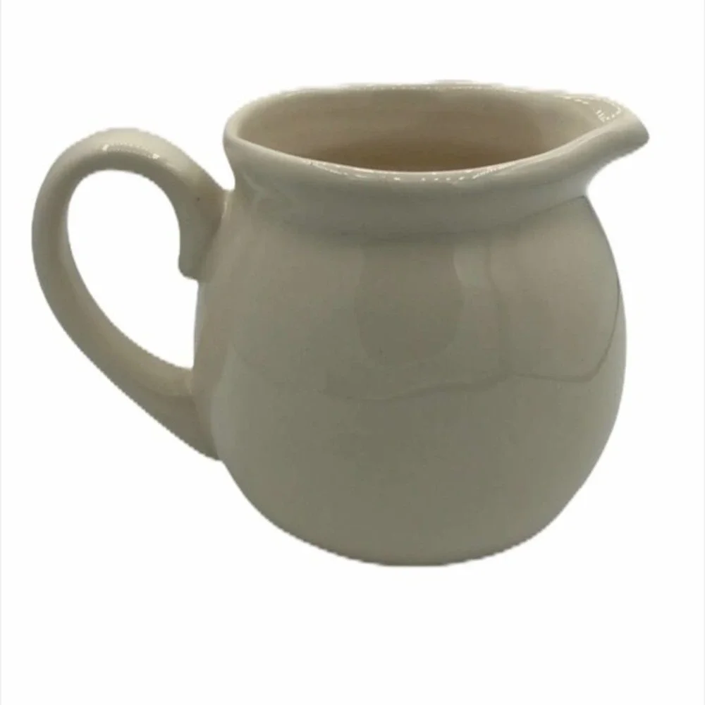 Rae Dunn Creamer “SOY” - NWOT | Artisan Home | Off White Black |